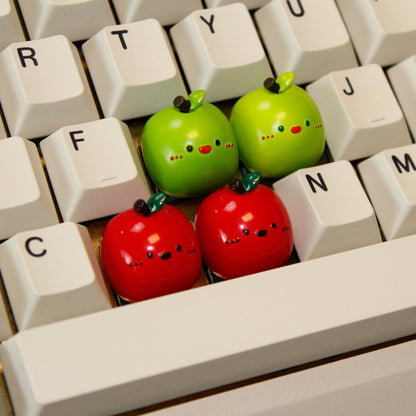 Kawaii keycap red greeb cute keycap cherry mx