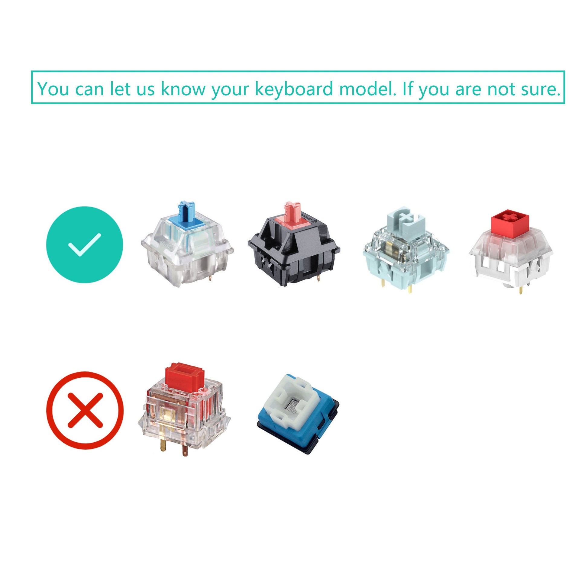 Kawaii keycap red greeb cute keycap cherry mx