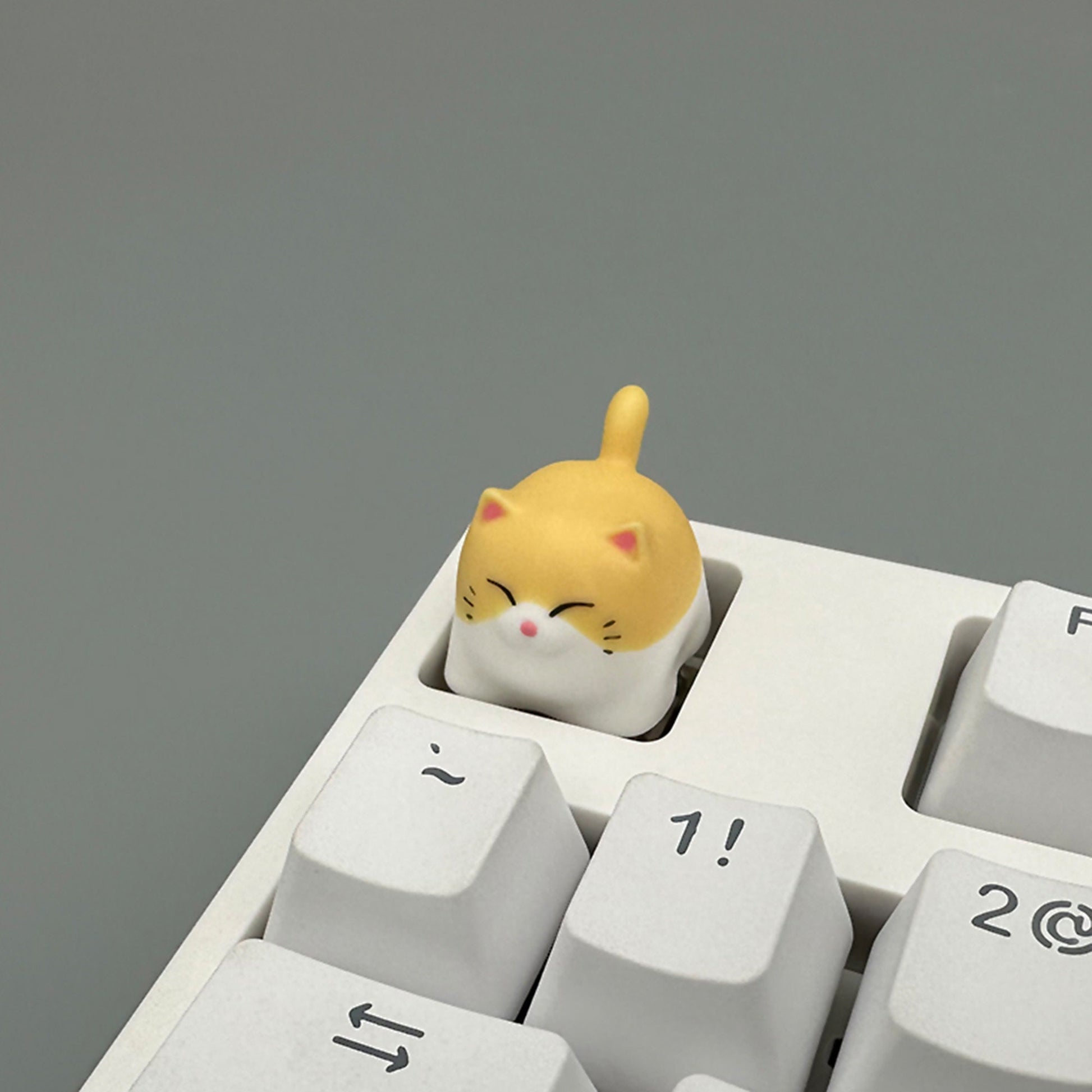 Cat keycap cute resin cherry mx key cap artisan mechanical keyboard