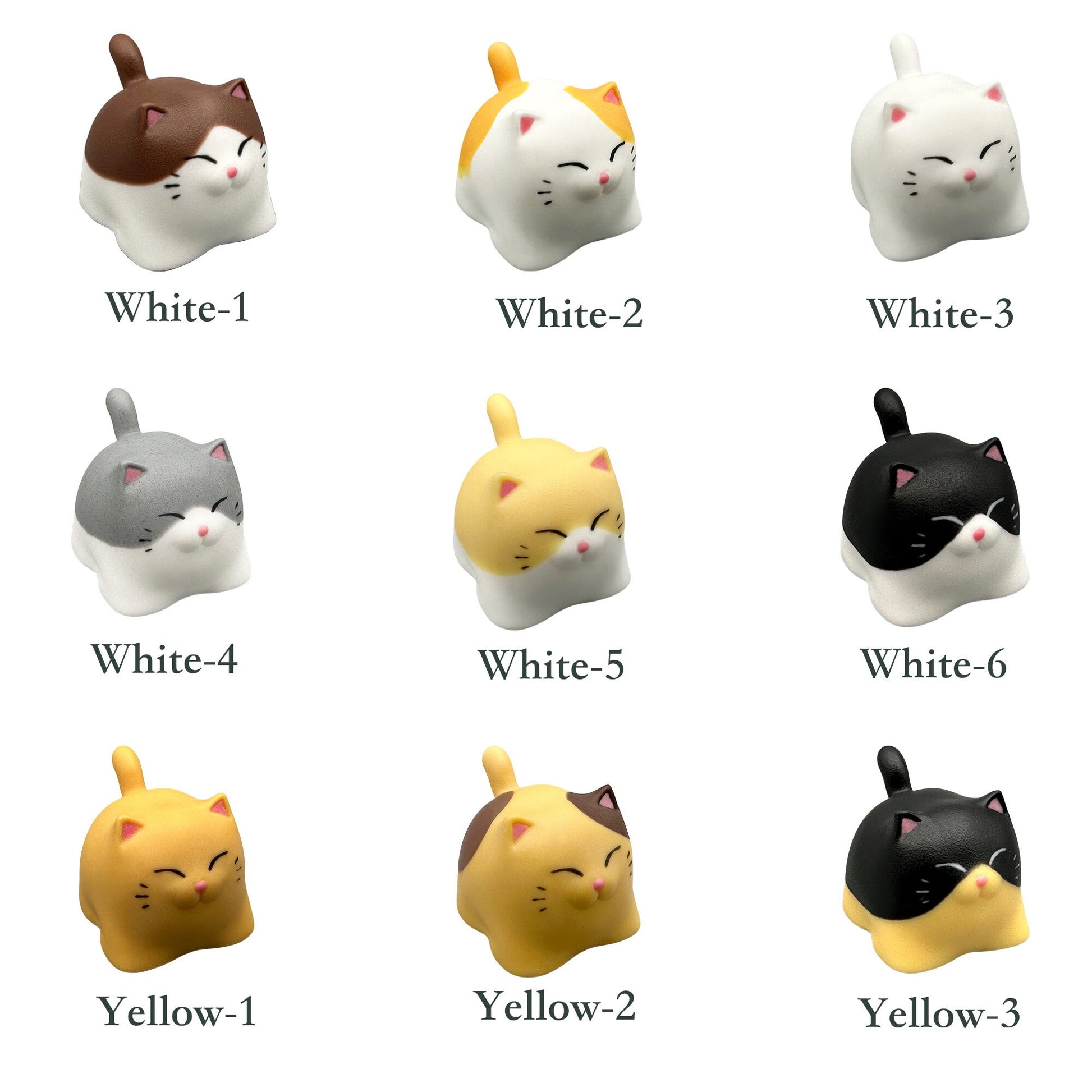 Cat keycap cute resin cherry mx key cap artisan mechanical keyboard