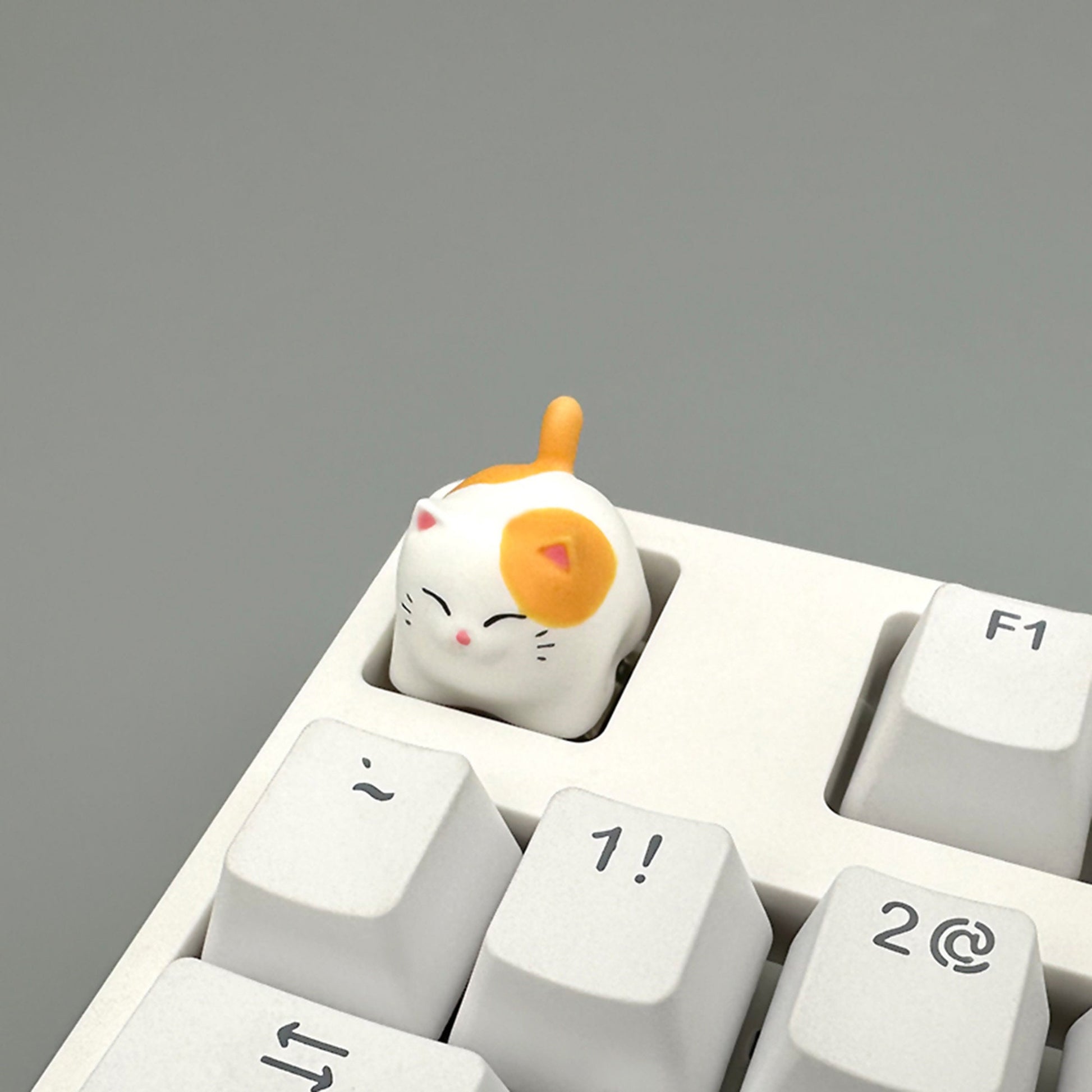 Cat keycap cute resin cherry mx key cap artisan mechanical keyboard