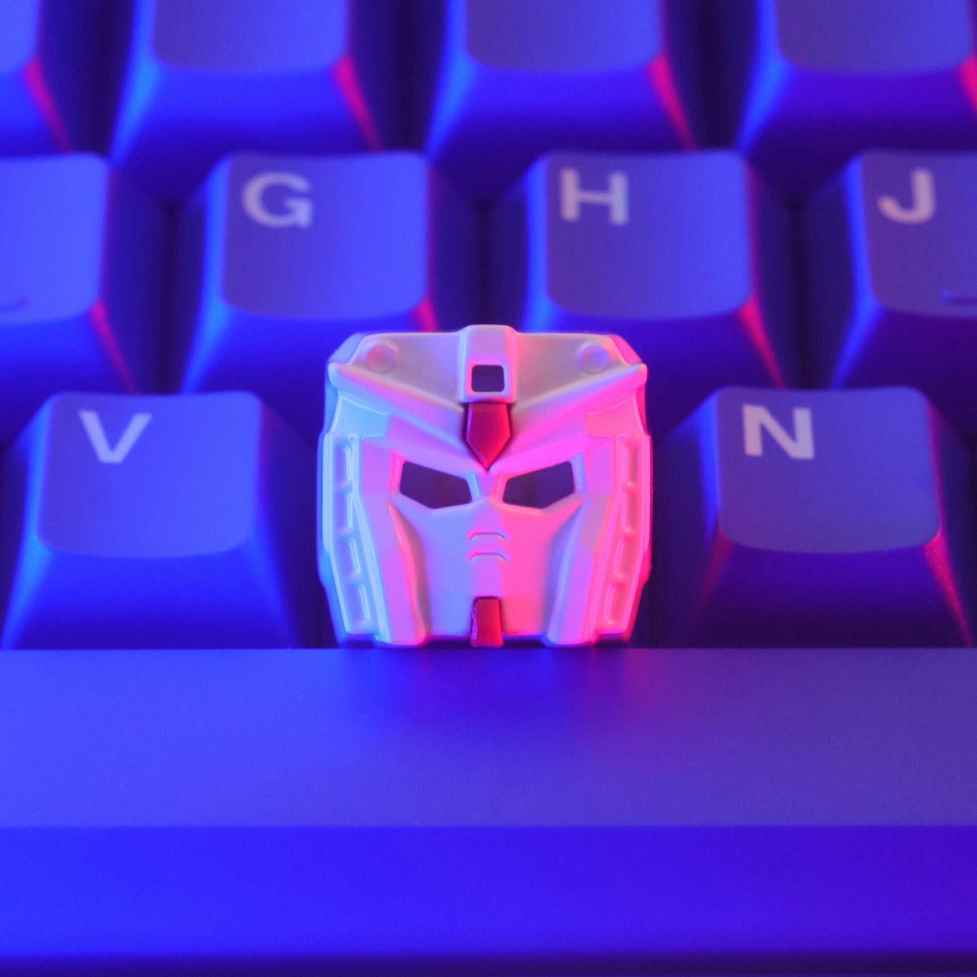 RX78 metal keycap cherry mx white ligth up keyboard