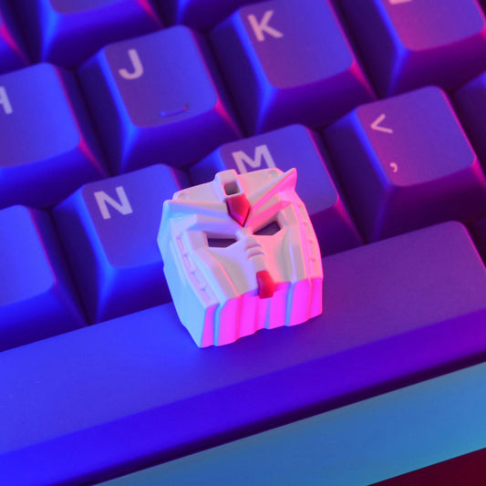 RX78 metal keycap cherry mx white ligth up keyboard