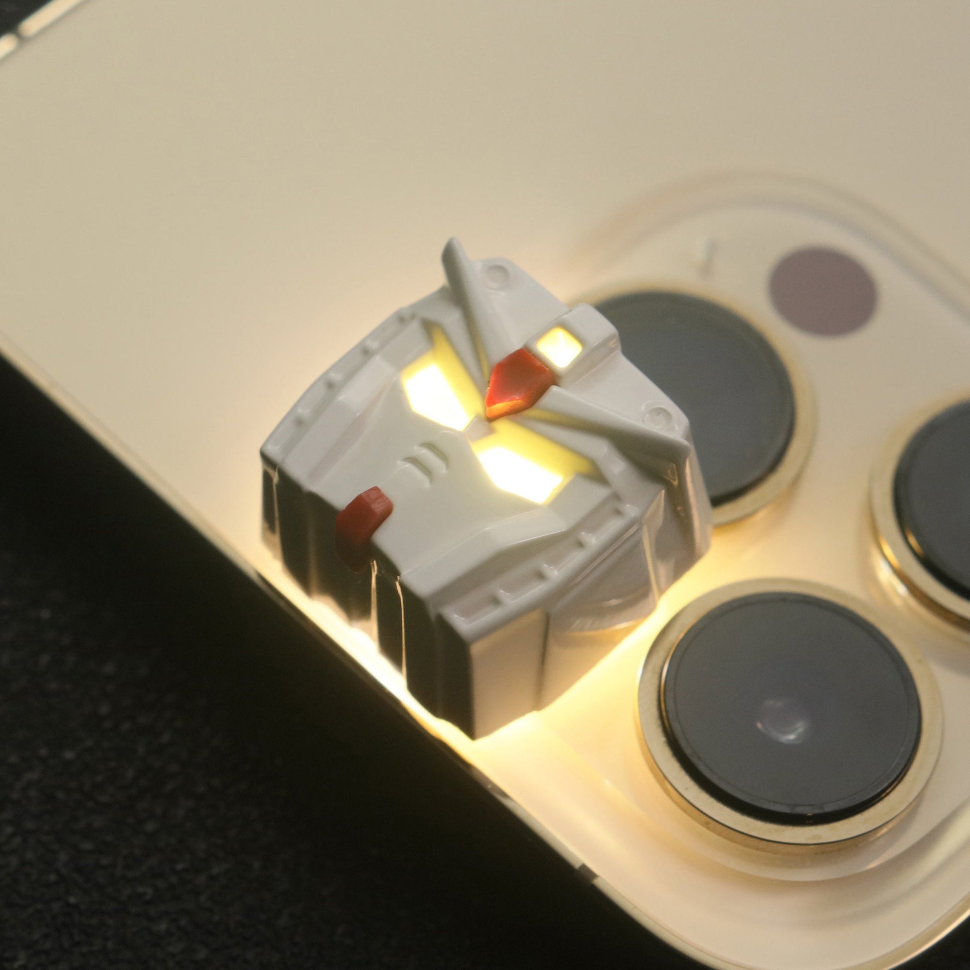 RX78 metal keycap cherry mx white ligth up keyboard
