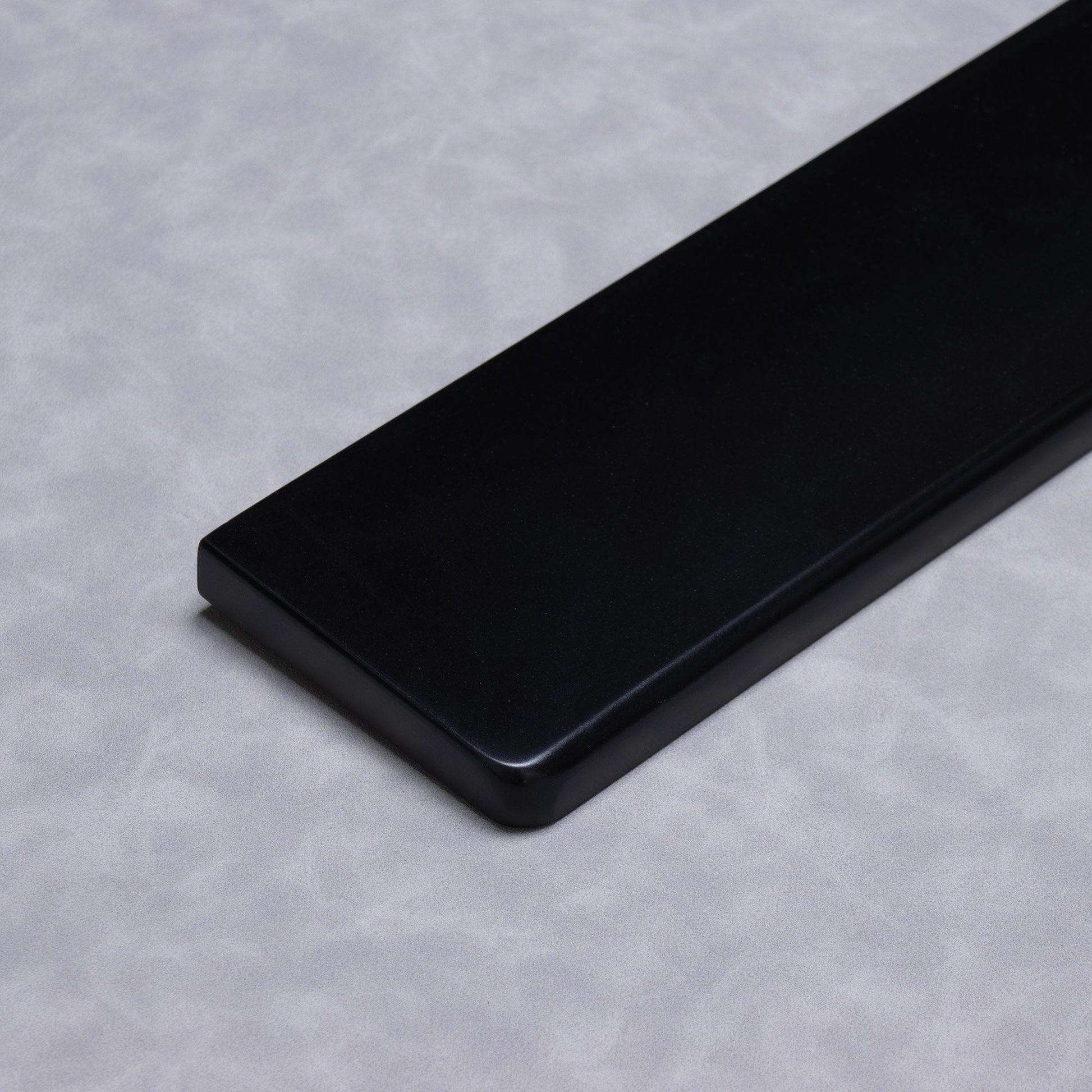 Quartz stone artisan full black wrist rest keyboard
