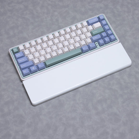 Quartz stone white wrist rest keyboard