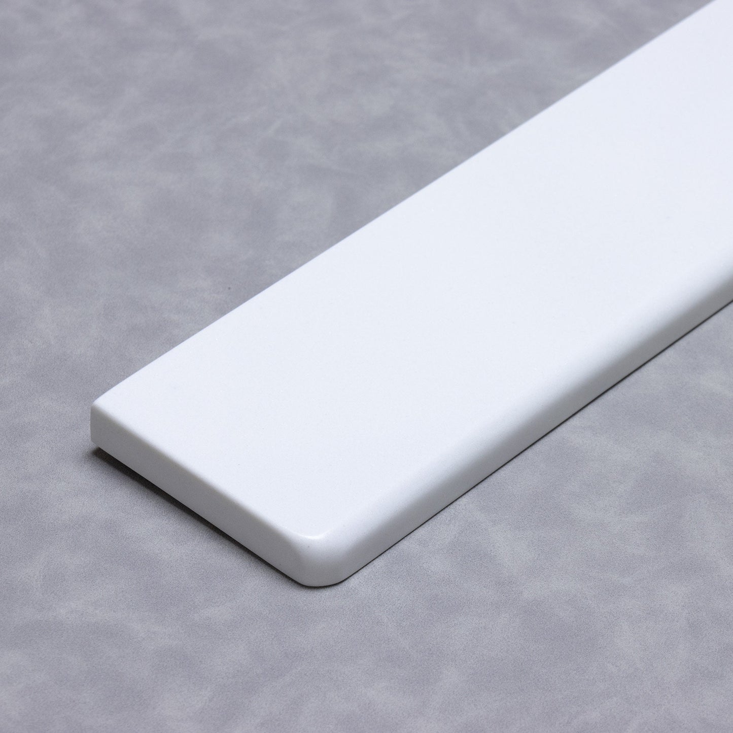 Quartz stone white wrist rest keyboard