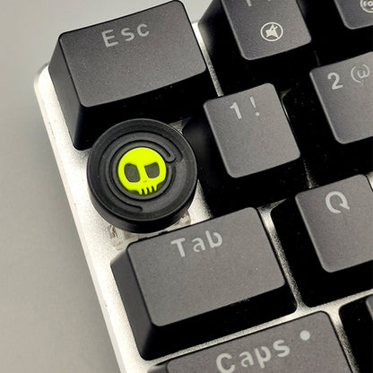 Devil round keycap cherry mx resin hand made keyboard