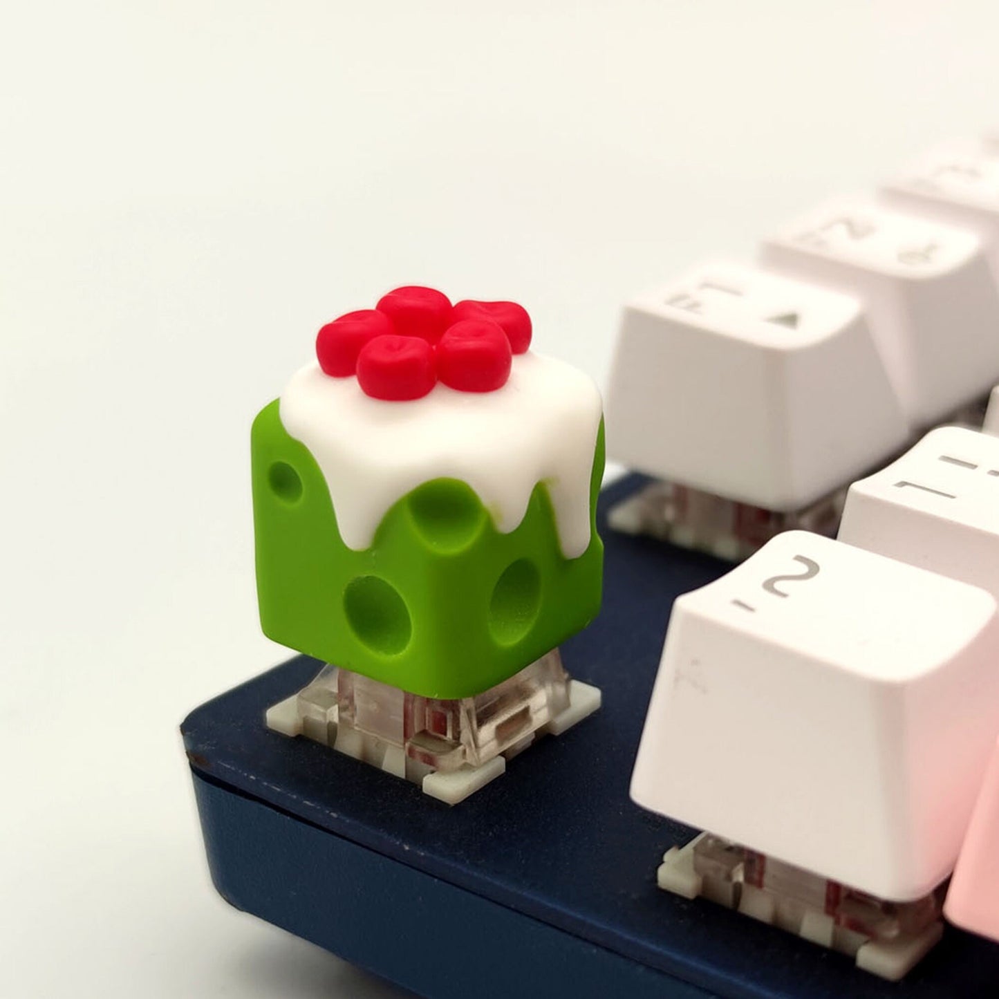 Cute keycap Cherry blueberry artisan keycap keyboard