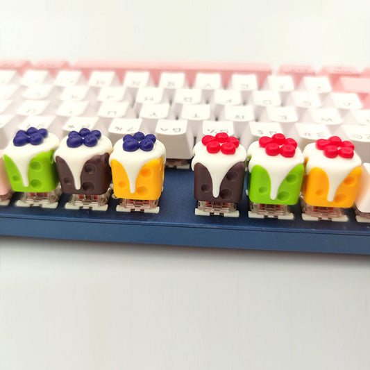 Cute keycap Cherry blueberry artisan keycap keyboard