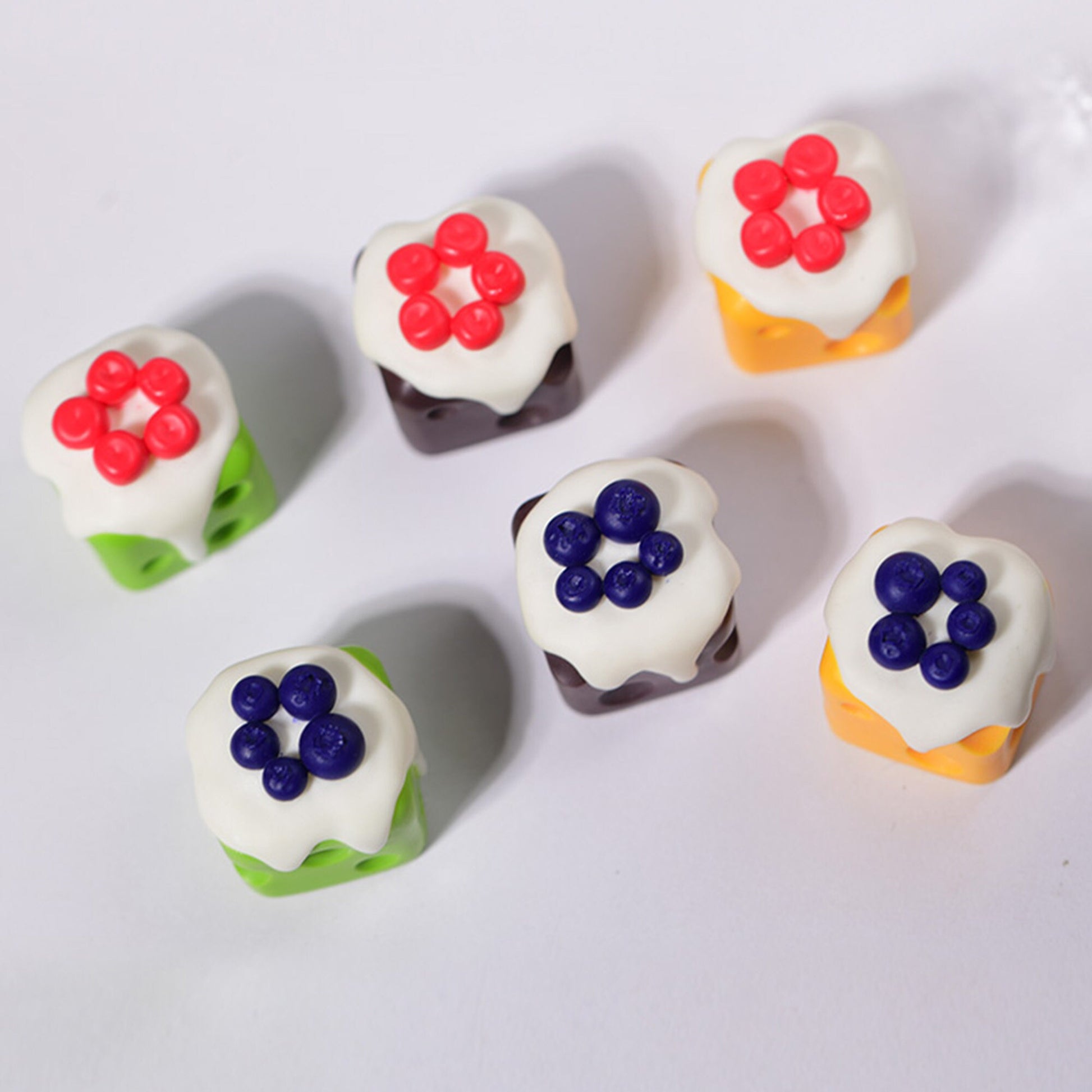 Cute keycap Cherry blueberry artisan keycap keyboard
