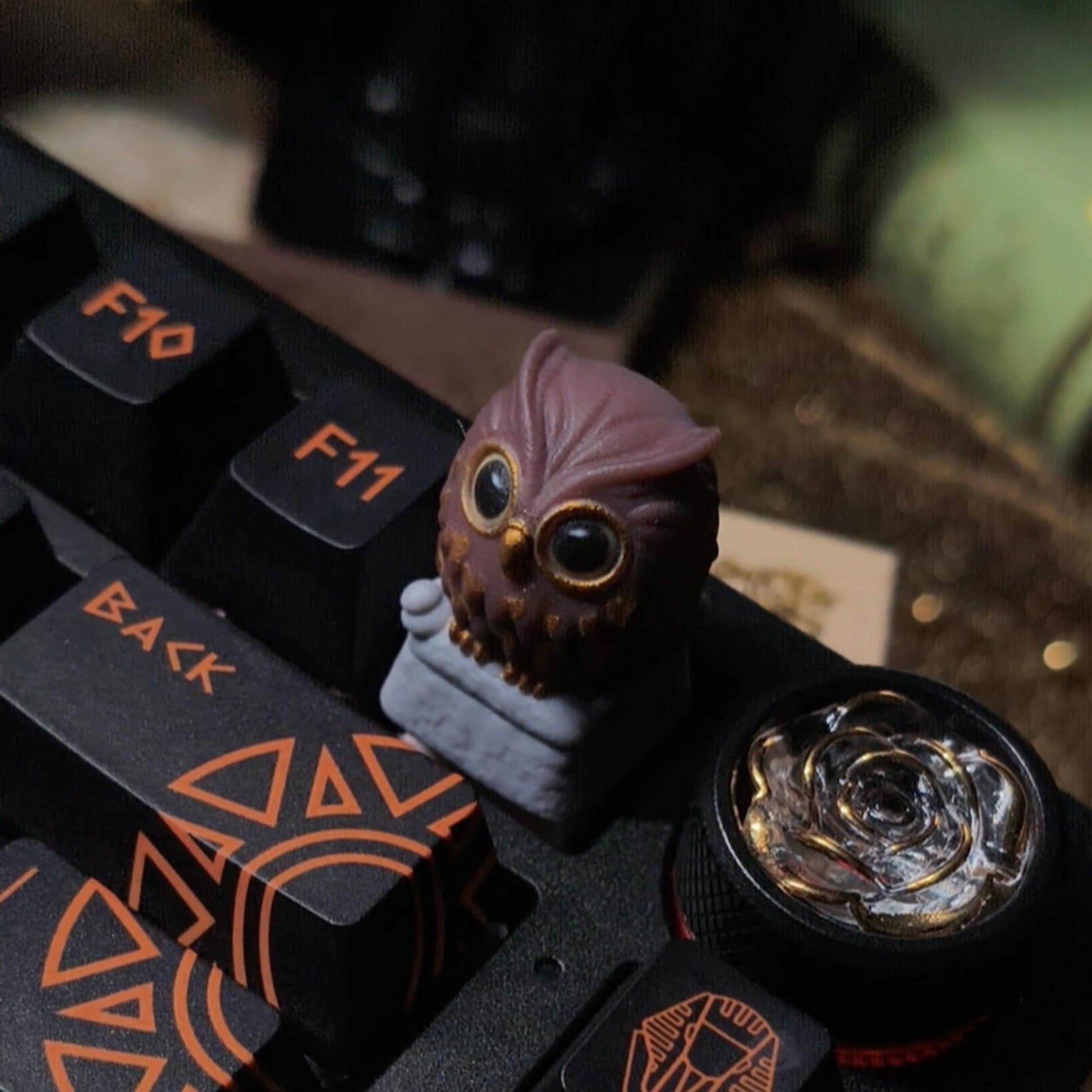 Owl animal keycap