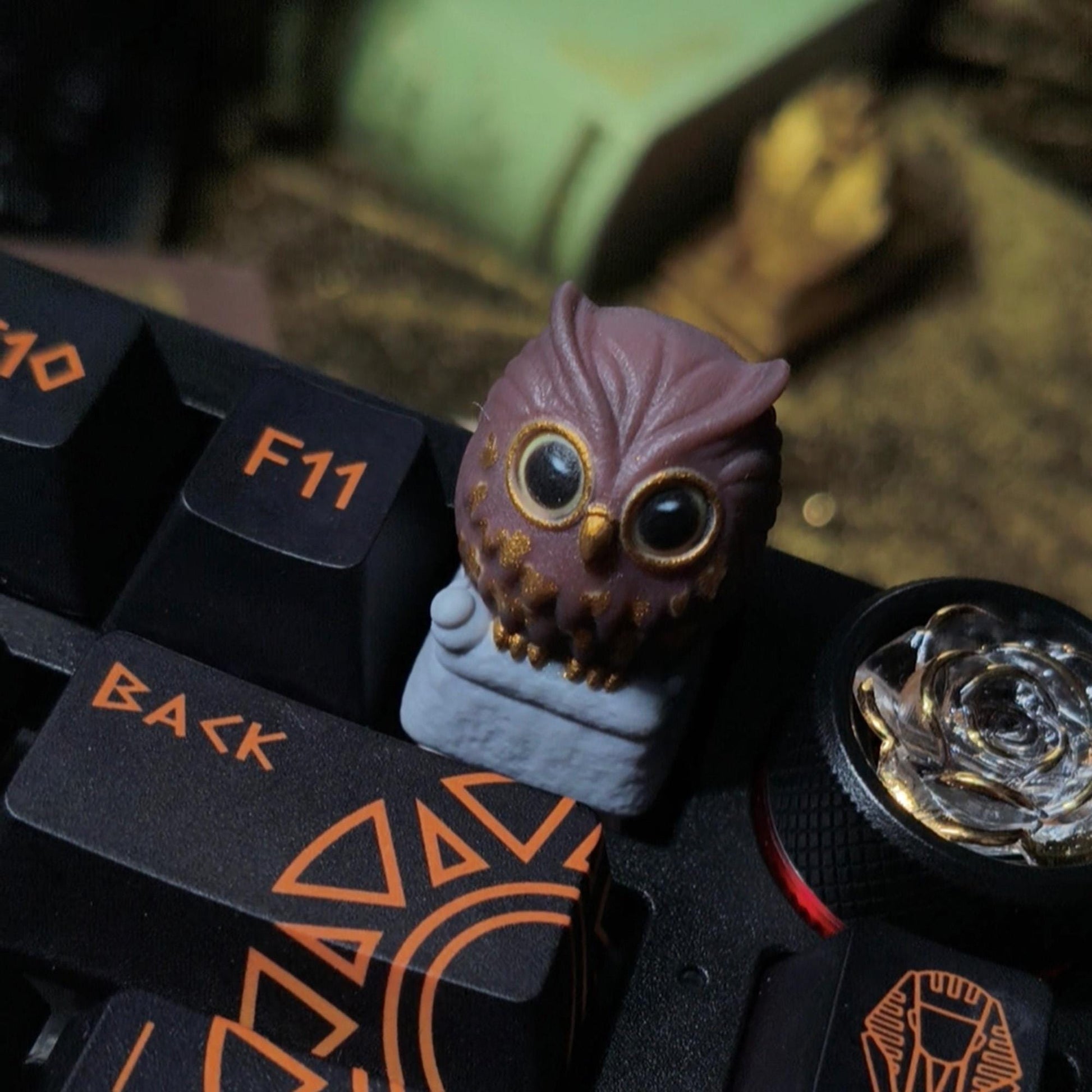 Owl animal keycap