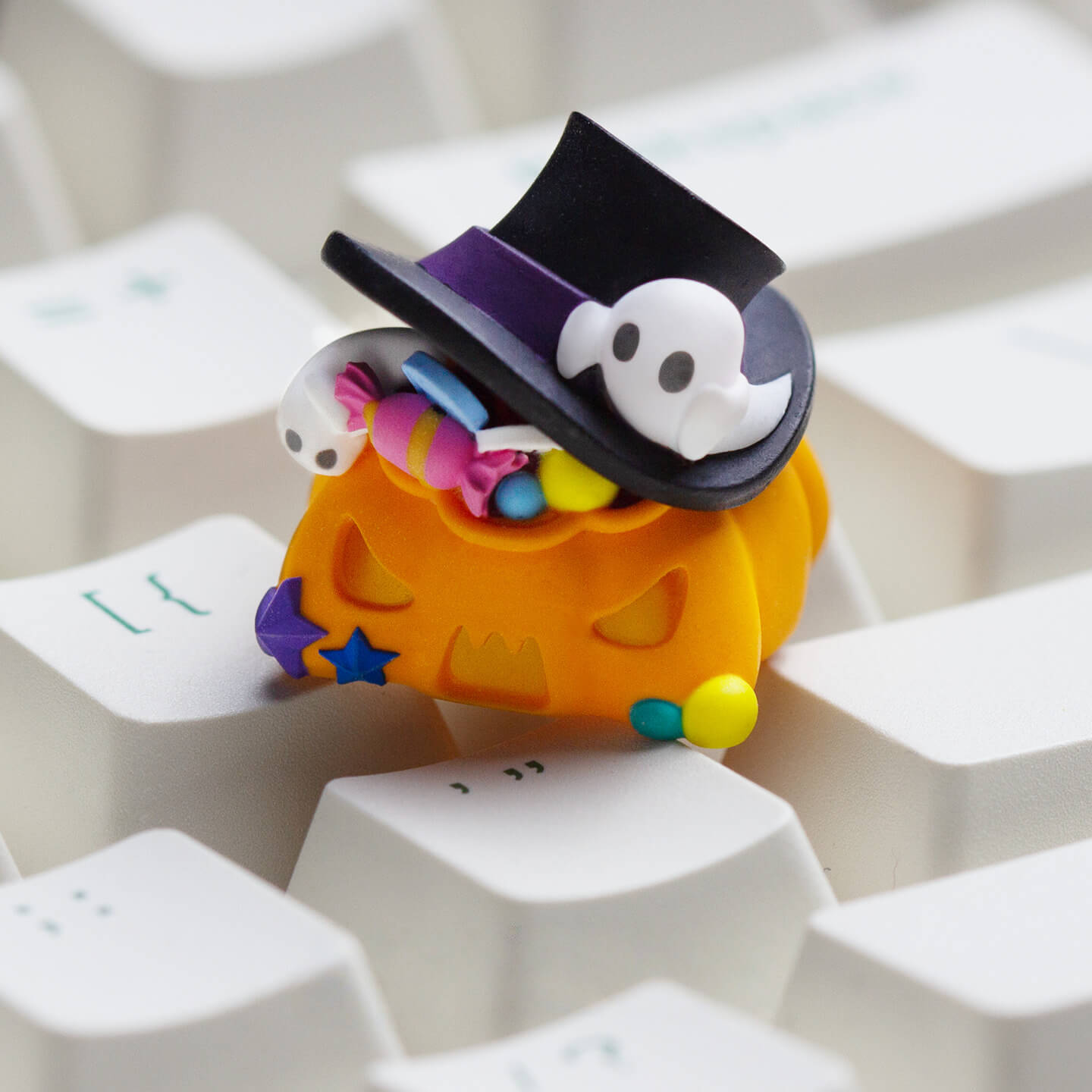 Pumpkin cap Resin Keycap