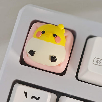 Cute Parrot Resin Keycap