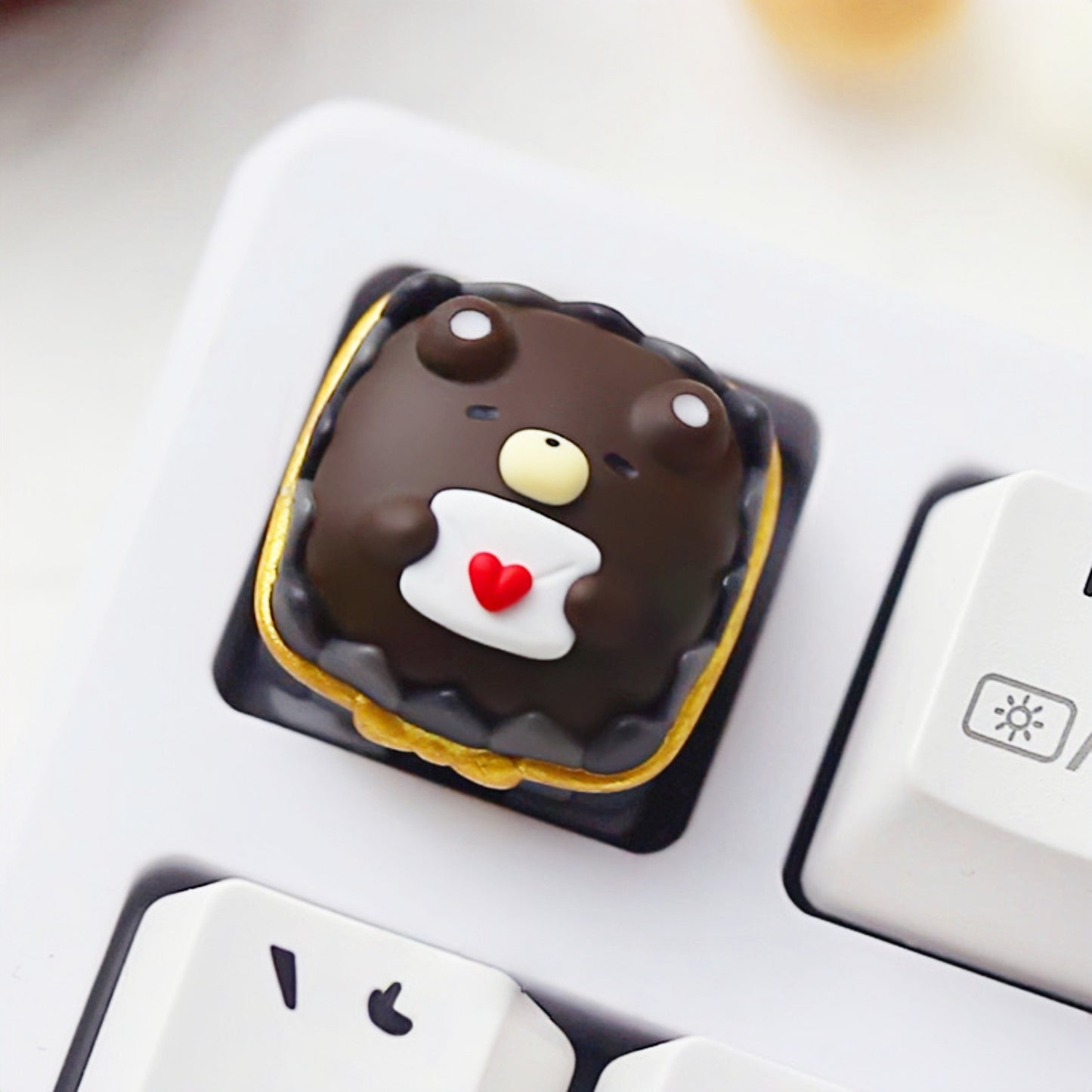 Envelope bear Resin keycap Keycapper
