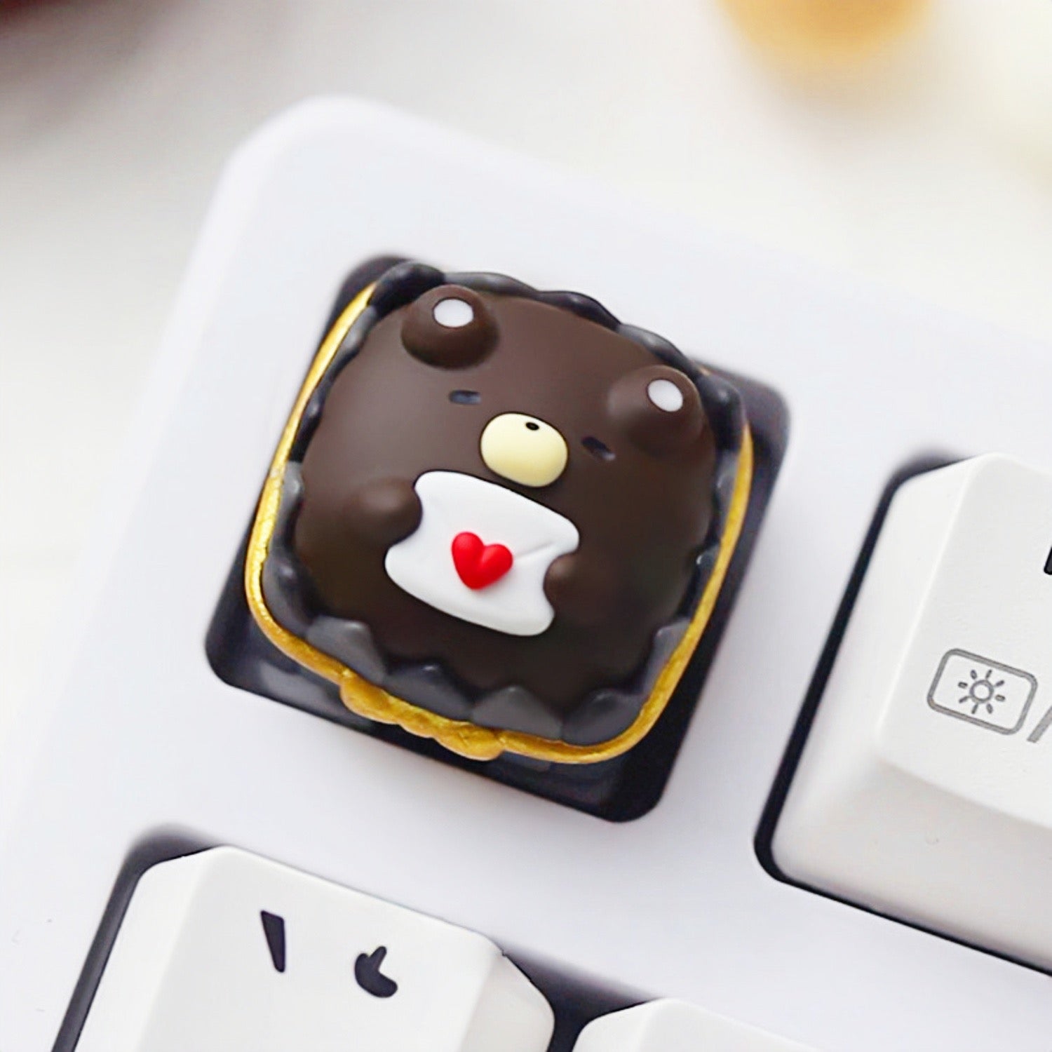 Envelope bear Resin keycap Keycapper