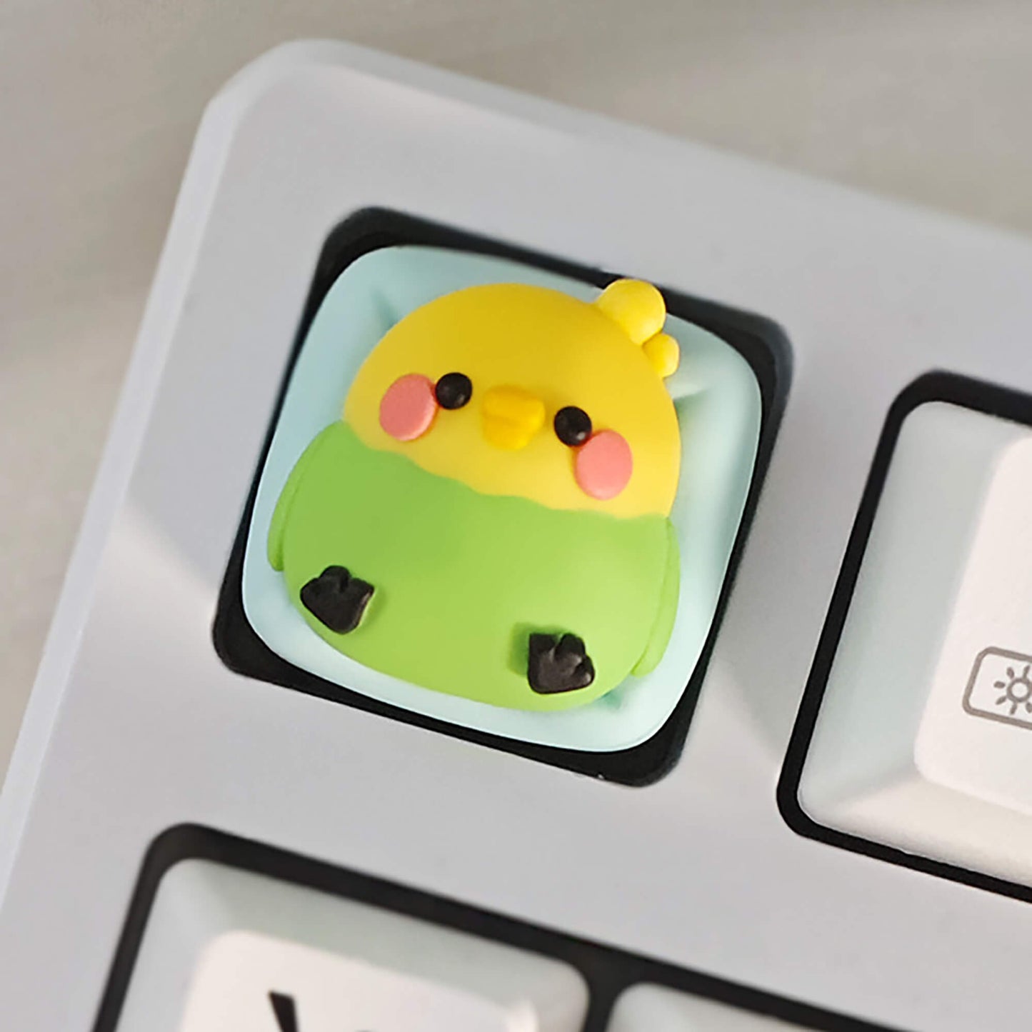 Cute Parrot Resin Keycap